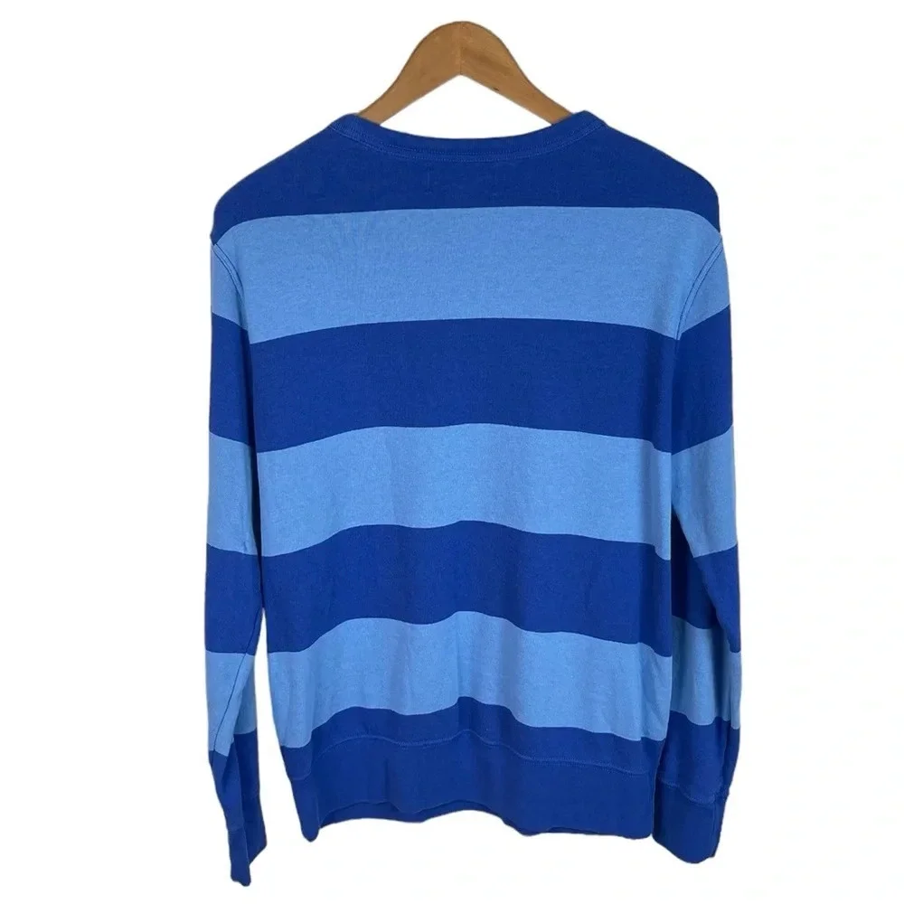 LS324 Men’s Polo Ralph Lauren Designer Color Block Crew Sweatshirt L